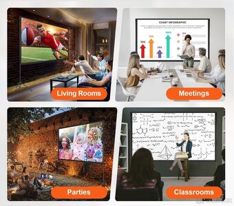 Projekční plátno se stativy 120" (278 x 162 cm) - 5