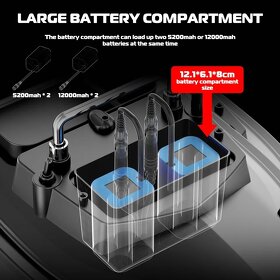 Zakrmovací loďka, zavážecí loď V050, 12000mah - 5