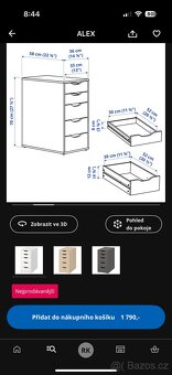 Ikea Alex zasuvkovy diel - 5