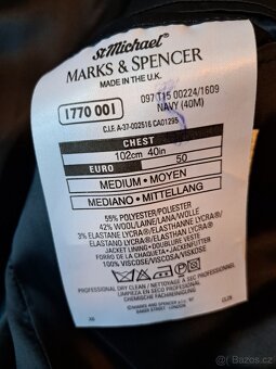 Pánské sako Marks &Spencer, vel.50 - 5