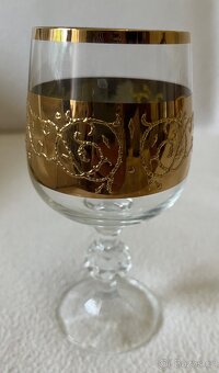 Prodám zlacené sklenice - 5