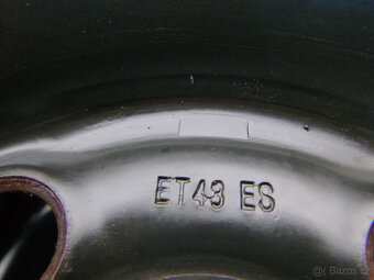 Plechové disky sada kola VW Škoda 5x100 6Jx15 ET43 - 5