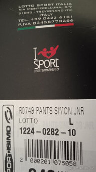 Šusťákové juniorské sportovní kalhoty Lotto - 5