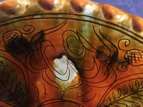 Keramická mísa z roku 1977 z Uzbekistánu - 5