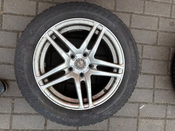 Alu kola 5x112 s pneu 205/55/16 - 5