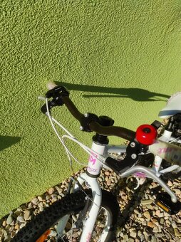 Značkové dětské kolo Rock Machine 20" (bílá/růžová) - 5