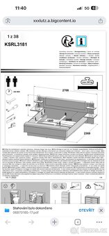 Manželská postel 180x200 - 5