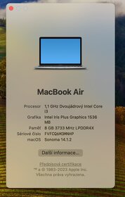 Macbook AIR 2020, 8GB, 256GB - 5