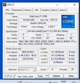 Intel i7 11700 8/16Jader 4,9GHz Socket 1200 Funkční Záruka - 5
