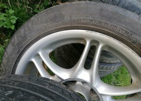 ALU 15" ET38 4x108 a 4x114,3 2ks pneu 195/50 použitelné - 5