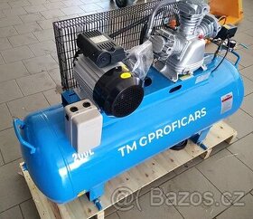 Vzduchový kompresor 200L, 500l/min, 230V/380V - 5