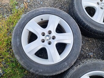 5x100 R16 hliníková kola Škoda + pneu 205 55 16 - 5