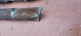 Výfuky Jawa 250/350 kompletní + kolena originál - 5