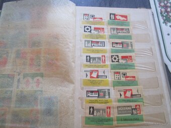 staré album -nálepky od sirek - 5