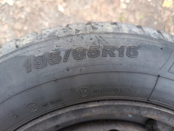 Sada plechových disků 5x112, r15, pneu M+S - 5