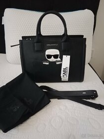 Karl Lagerfeld vysoce luxusní kožená kabelka - 5