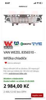 Maska chladiče - 5