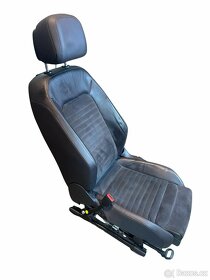 Sedačky hněda kůže alcantara VW Passat B8 r.v. 2016 - 5