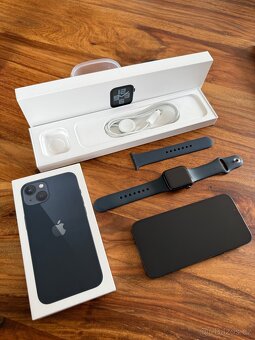 iPhone 13, Midnight, 128GB + Apple Watch - SET - 5
