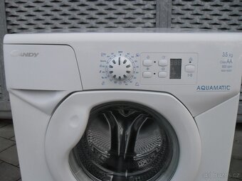 MALÁ/MINI PRAČKA CANDY 3,5KG, LCD, NEREZ BUBEN, FUZZY LOGIC - 5