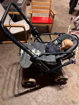 kočárek hole Baby Anabel + panenka + kočárek hluboký - 5