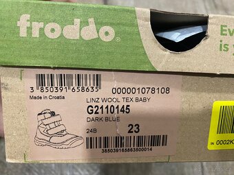 Froddo dětské zimní boty vel. 23 - 5