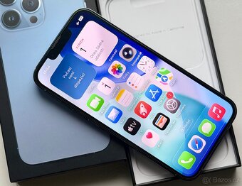 iPhone 13 Pro Max Sierra Blue BATERIE 100% TOP - 5