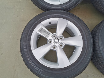 185/60R15 nová alu kola škoda rapid fabia III 6x15 5x100 ET3 - 5