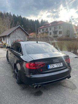 AUDI A4 B8 3.0 TDI S4 LOOK výfuk s el.klapkou hezká výbava - 5