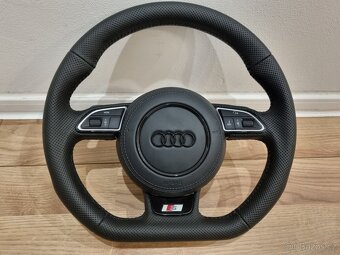 AUDI RS PERFOROVANY ZKOSENY VOLANT - 5