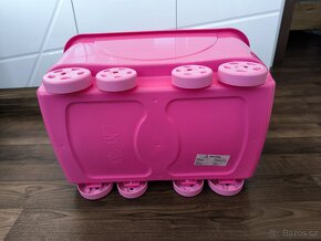 Úložný box na hračky 47,5l na kolečkách - 5