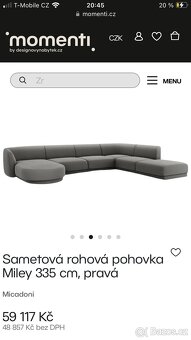 Gauč, pohovka, sedací souprava Miley Micadoni Bonami - 5
