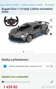 Maisto Bugatti Divo na dálkové ovládání - 5