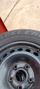 Prodám 4x letní pneu s disky 15" Škoda,Vw,Audi 5x 112 - 5