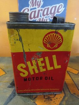Plechovka Shell motor oil - 5