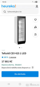Prosklena lednice TEFCOLD - zanovni - 5