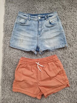 2x riflové kraťasy 12-14 let - 5