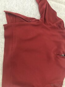 Nová Dívčí splývavá halenka  s uzlem, z. Mango, v.S - 5