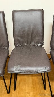 Čalouněné jídelní židle, křesla, 5ks, cena za všechny 1000Kč - 5