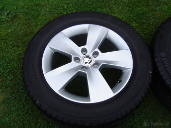 4 X ZIMÍ HLINÍKOVÁ KOLA ŠKODA SCALA 205/ 60 R 16.TOP - 5