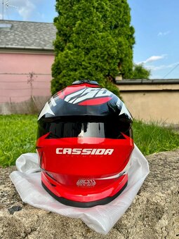 Motokrosová přilba Cassida Cross Cup two XL - 5