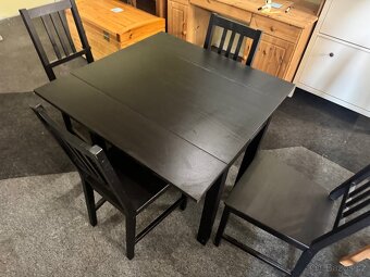 Jídelni set IKEA 4 židle + rozkl. Stůl - 5