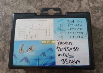 Bezpečnostní, pojistné šrouby + kolové šrouby - 5