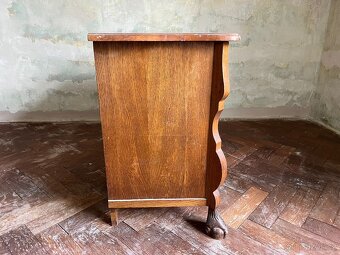 Dřevěná retro komoda - 5
