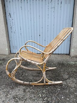 Ratanové houpací křeslo - 5