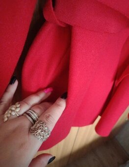 Nový červený kabátek vel. 48 - 5