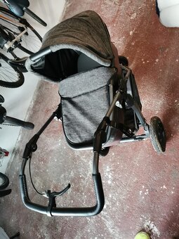 Kočárek tfk mono combi, šedá UV - 5