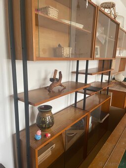 Nabytek drevo s kov - 5