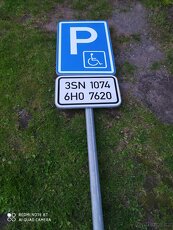 Dopravní značka,parkovací místo pro postižené - 5