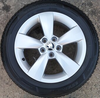 Originál sada disků Škoda Fabia III, Rapid 5x100 R15 Carme - 5